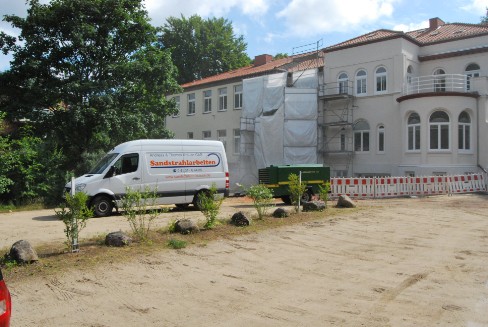 Sandstrahlen "on tour"