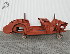 komplett gestrahlte Karosserie