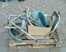 Motorrad zerlegt