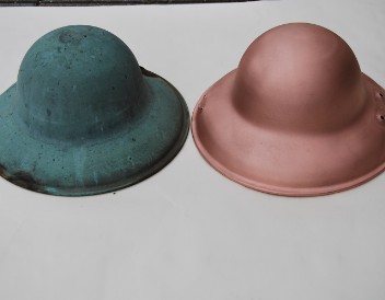 Kupferhaube: Vorher und NAchher
